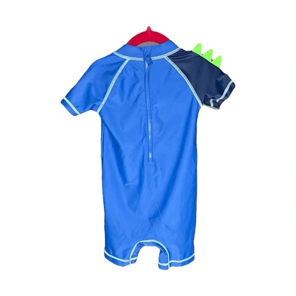 Carter’s Infant Boy's 1-Piece Dinosaur Rashguard Swimsuit size 24 months